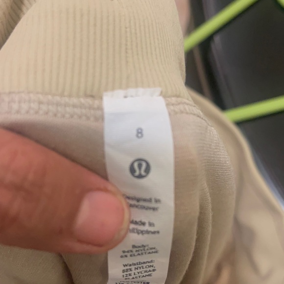 Lululemon gorgeous khaki color, soft pants can be wear any place you want. - Picture 11 of 16